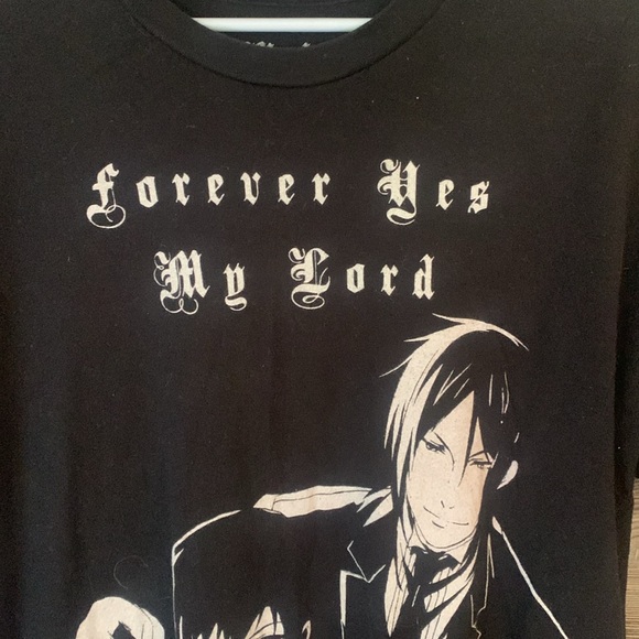 Black butler anime t-shirt - Picture 2 of 5